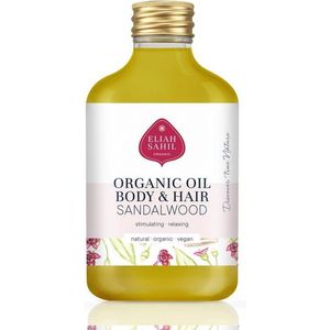 Vegan Huid/Haar Olie Amandel Sandelhout BIO