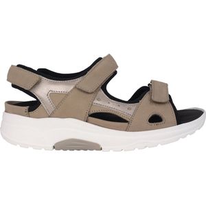 Waldläufer - H-Yvonne - Dames Sandaal - Taupe - Nubuckleer - Antibacterieel Voetbed
