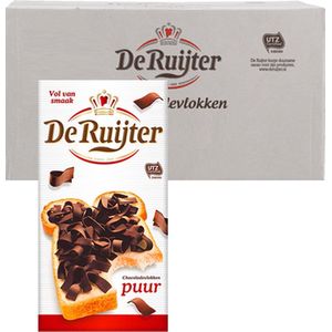 De Ruijter - Chocoladevlokken puur - 14x 300g