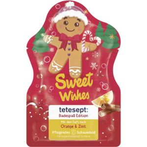 Kerst Badschuim Sweet Wishes - Tetesept | 1x 40ml - Sinaasappel & Kaneel | Winter Badschuim - Limited Edition 2025
