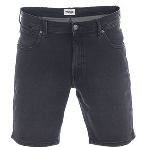 Wrangler Heren Short Texas Stretch Shorts regular/straight Zwart Volwassenen Korte Jeans Broek Bermuda