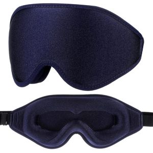 Oogmasker Slaap - Slaapmasker Vrouwen & Mannen - Extra Zacht - Donkerblauw