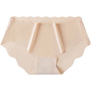 WiseGoods Luxe Zijde Dames Slipje Naadloos - Ondergoed Vrouwen - Slip - Sexy Slips - Kleding - Lingerie - Onderbroeken - Skin M