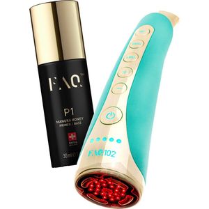FAQ Beauty Answer FAQ 102 Topaz bundel - EMS, RF & LED-apparaat + FAQ P1 geleidende primer