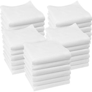 Mini Zakdoeken - Klein Formaat 23cm x 23cm - 12 Stuks - 100% Katoen - Lilliput Model