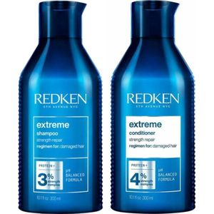 Redken CombiDeal - Extreme - Shampoo 300 ML & Conditioner 300 ML - voor beschadigd- of onhandelbaar haar