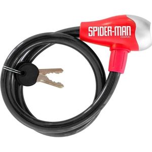 Disney Kabelslot Spider-man Junior Staal 65 Cm Zwart/rood