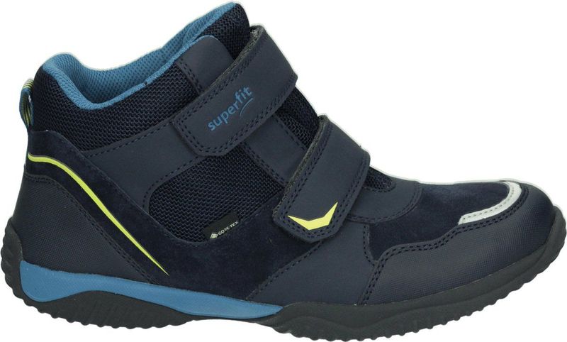 Superfit - Storm Basket - Gymschoenen - Blauw Geel - Flexibele Buitenzoal