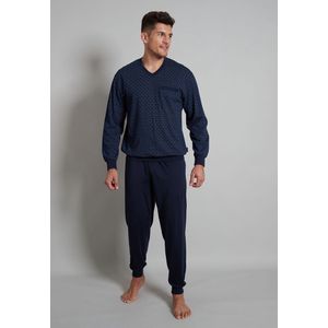 Blauwe geruite pyjama voor heren Götzburg - Blauw - Maat - 54