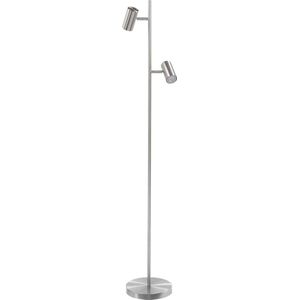 Burgos Leeslamp 2 lichts LED nikkel + 3 step dimmer - Modern - Highlight - 2 jaar garantie