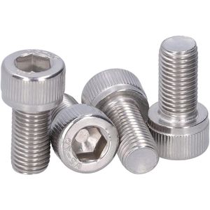 Zeskantbout 4-delige inbusschroef 125 mm fijne steekbevestiging (M10*20) voor modelliefhebbers, doe-het-zelfklussen, auto-industrie en bouw