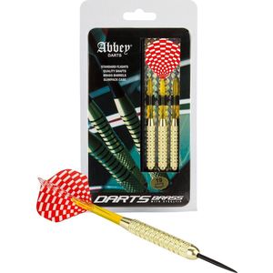 Abbey Darts Darts - Brass - Rood/Wit - 19