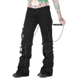 Banned - CHAIN Broek rechte pijpen - XL - Zwart