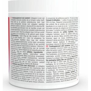 Purasana - Collageen Watermeloen - Voordeelverpakking - 3 x 250 gr - Huid Haar en Nagels