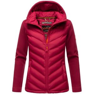 Stijlvol & Warm Marikoo Mount Haruna - Jas - Tussenjas Voor Dames - Gewatteerd - Herfst / Winter -Donkerrood - XS