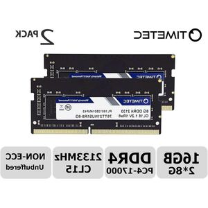 16GB DDR4 2133MHz PC4-17000 Non-ECC Unbuffered 1.2V CL15 1Rx8 Enkele rang 260 Pin SODIMM Laptop Notebook Geheugen RAM Module Upgrade - 16GB Kit