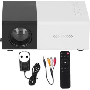 1080P Draagbare Mini-projector met Ingebouwde Luidsprekers - Multimedia Home Theatre Filmprojector - Compatibel met Smartphone en Laptop