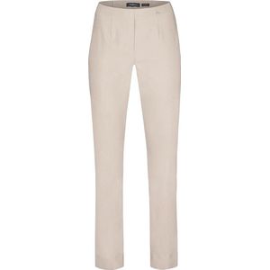 Robell Marie Dames Comfort Stretch Broek - Licht Beige - Maat 50