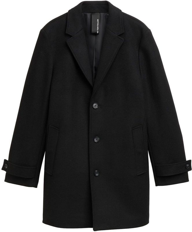 Tom Tailor - Wollen Jas - Met Reverskraag - Winterjassen