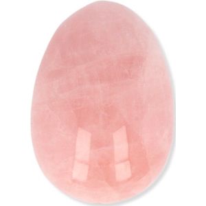Ruben Robijn edelsteen yoni ei - Roze kwarts yoni ei - Kristal yoni ei - 47x34 mm