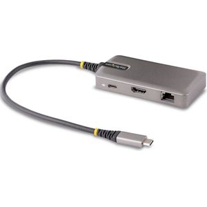 StarTech USB-C Multiport Adapter - HDMI - 2x USB Hub - GbE