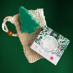 Kerstcadeau - Dennenboom zeep - Zeep Cadeauset - Groene Kleur