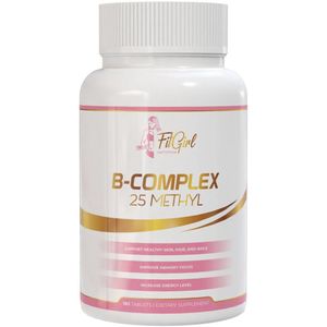 FitGirl Nutrition | Vitamine B 12 | 180 tablets á 180 servings | Gezondheid | Vitamine | Nutriworld
