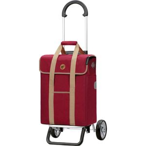 Andersen SHOPPER MANUFAKTUR Boodschappentrolley Scala Shopper Plus Ipek Mi Red Rood 103cm