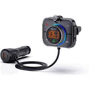 Bluetooth Adapter voor Auto - FM Transmitter met Opladen en Handsfree Functie - Bluetooth 5.0