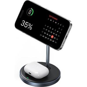 Oplaadstation - Draadloos Oplaadstation - Oplaadstation geschikt voor X - Mobiel, Telefoon, Oortjes en Horloge