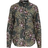 Blouse - Klassieke Blouse - Gerecycled Materiaal - Lange Mouw - Bloemenprint