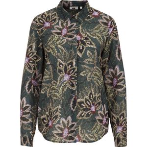 Blouse - Klassieke Blouse - Gerecycled Materiaal - Lange Mouw - Bloemenprint