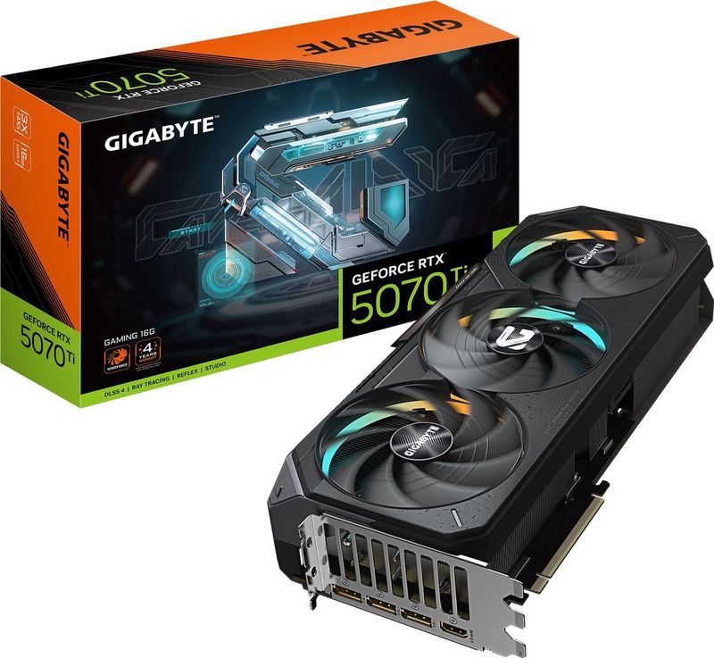 GIGABYTE GeForce RTX 5070 Ti GAMING 16G NVIDIA 16 GB GDDR7