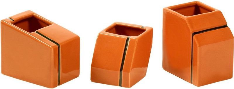 Silos - Mini Vaas Set - Oranje - Set van 3
