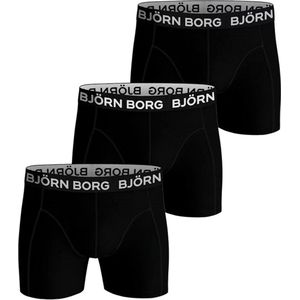 Björn Borg Boxershort Essential - Onderbroeken - Boxer - 3 stuks - Heren - Maat L - Zwart