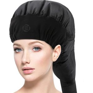 Equivera droogkap - Bonnet Haardroger Opzetstuk – Verstelbare Zachte Stoomkap met Elastische Band en Verlengslang – Haardroger Kap voor Drogen, Stylen en Diepe Conditionering