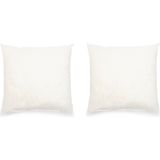 Riviera Maison Binnenkussen, Kussenvulling 50x50 - RM Recycled Inner Pillow - Wit - Set van 2 stuks