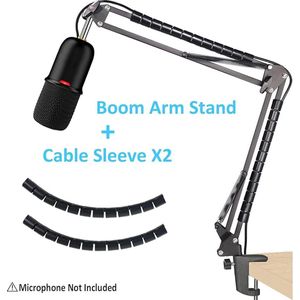 professional microphone arm - QuadCast Boom Arm Stand / microfoonhouder, microphone arm standard adjustable microphone stand - Microfoonstandaard