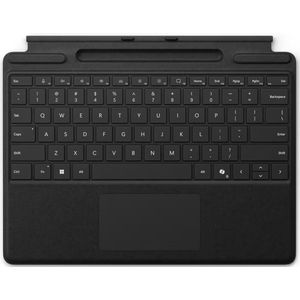 Microsoft - Surface Pro Type Cover - Zwart - Toetsenbord - Penopslag
