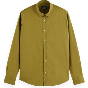 Scotch & Soda - Seasonal Essentials - Overhemd - Effen - Met Lange Mouwen