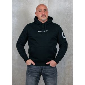 Fred Perry - Hoodie - Zwart - Met Capuchon