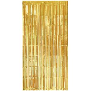 Party curtain gold | 6 stuks