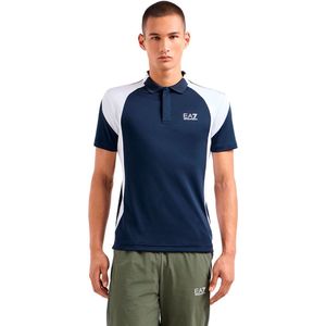EA7 Emporio Armani - 6DPF06_PJPCZ - Poloshirt - Blauw - Slim Fit - Ventus7-technologie