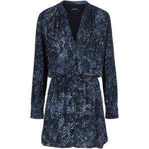 Marc Aurel • korte jurk blauw motief • maat 36