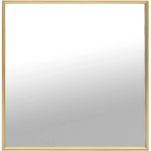 vidaXL - Spiegel - 50x50 - cm - goudkleurig