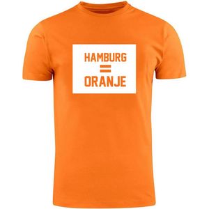 Hamburg is Oranje T-shirt | Nederlands Elftal | EK Duitsland 2024 | Voetbal | Unisex | Shirt | Holland | Dames en Heren