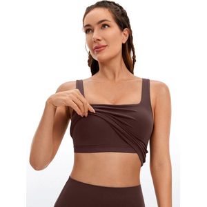 crzyoga Butterluxe sports bra Taupe-XL