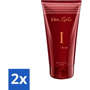Van Gils - Douchegel - I for Her - Zachte Reiniging & Luxe Geurbeleving - 150 ml - Voordeelverpakking - 2 stuks
