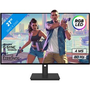 RAIDER 4K IPS PRO Gaming Monitor v2 - 27 inch - 3840x2160 - HDR - Volledig Randloos design