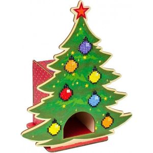 Wizardi Diamond Painting Tea House Christmas Tree WW002